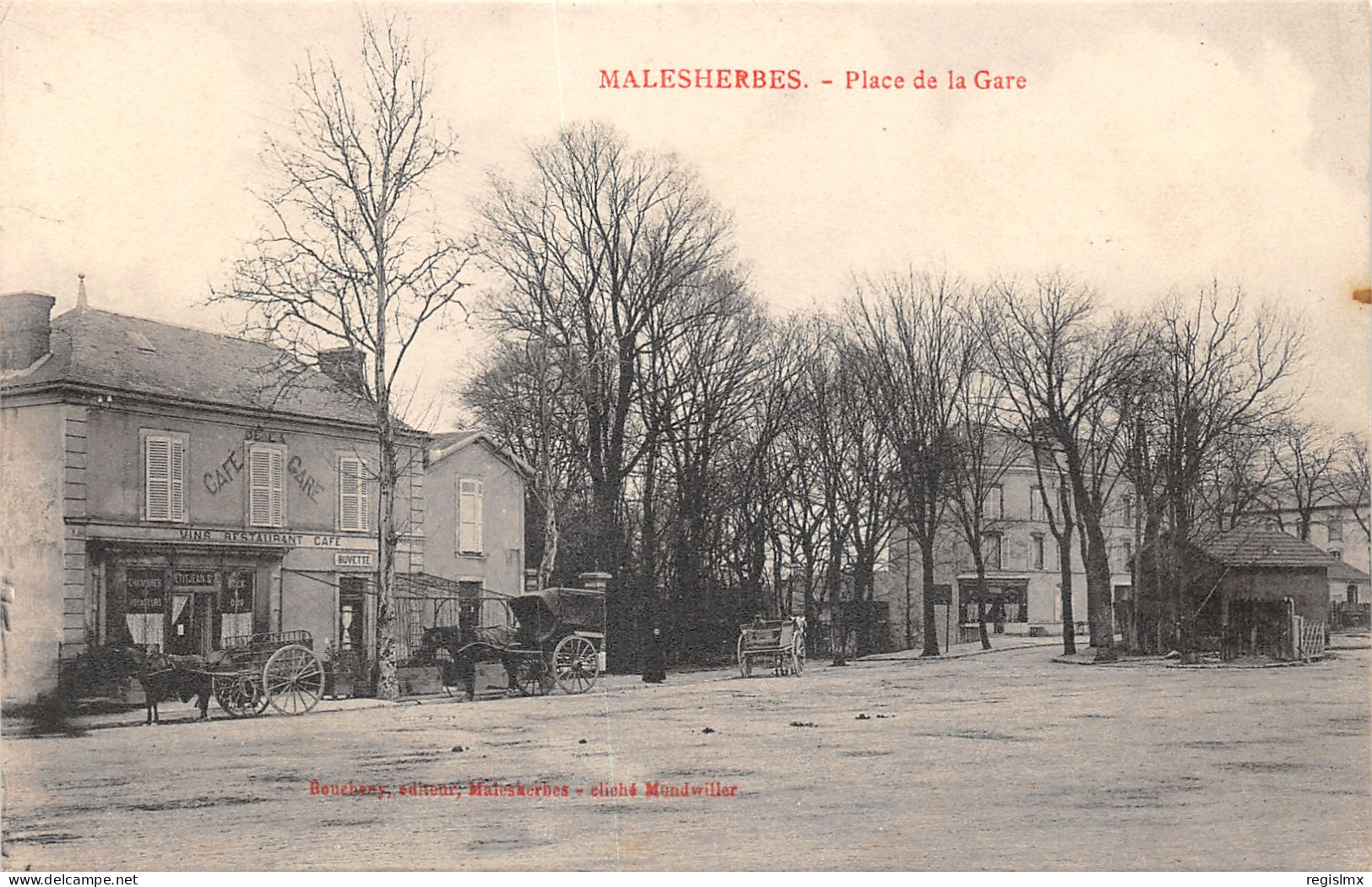 45-MALESHERBES-PLACE DE LA GARE-N°2043-D/0377 - Malesherbes