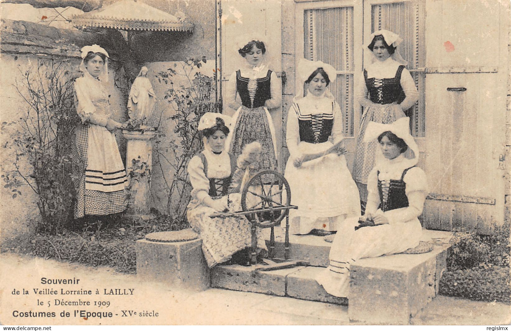 45-LAILLY-COSTUMES D EPOQUE 1909-N°2043-D/0205 - Sonstige & Ohne Zuordnung