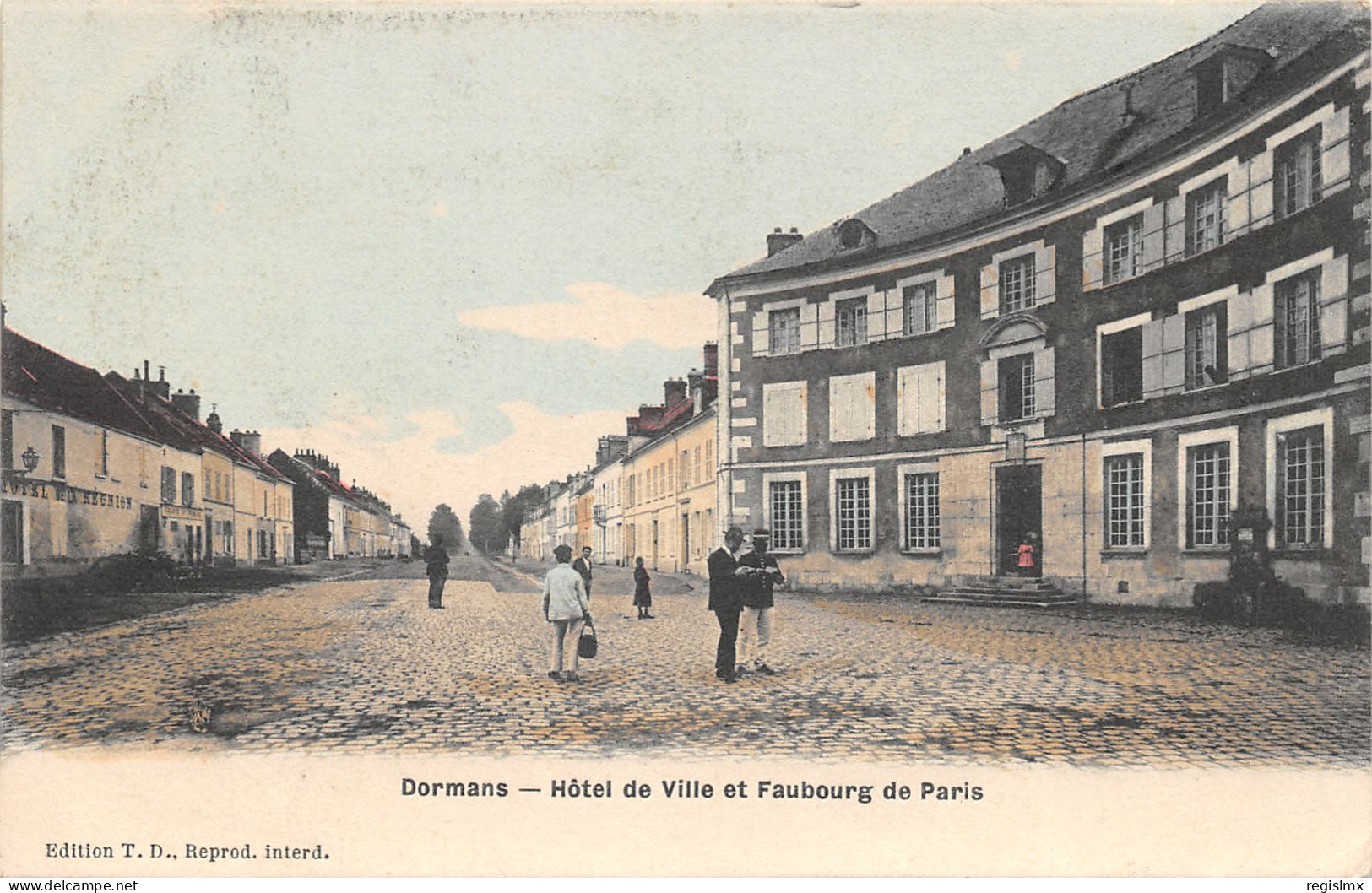 51-DORMANS-HOTEL DE VILLE-FAUBOURG DE PARIS-N°2044-C/0155 - Dormans