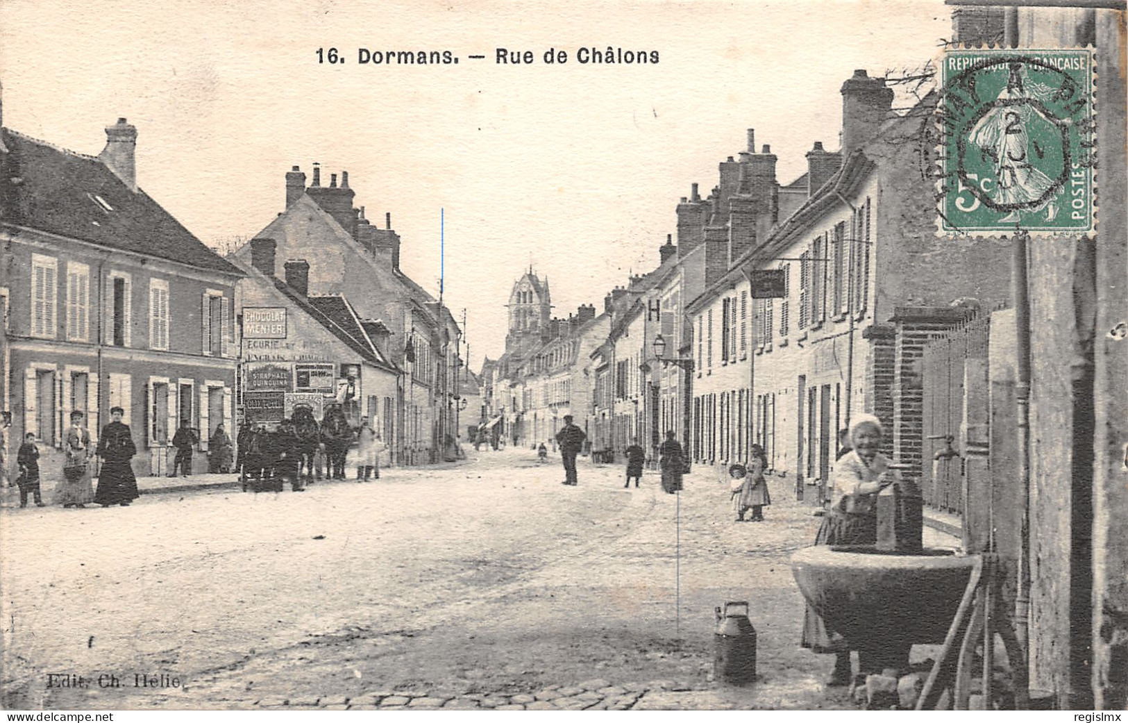 51-DORMANS-RUE DE CHALONS-N°2044-C/0163 - Dormans