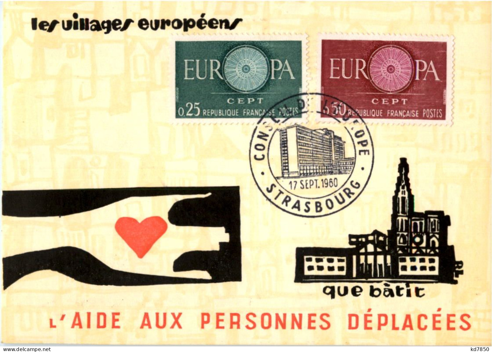 Strasbourg - Conseil De L Europe 1960 - Strasbourg