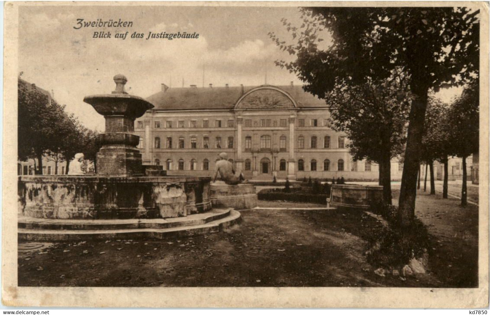 Zweibrücken - Justizgebäude- Feldpost - Zweibrücken