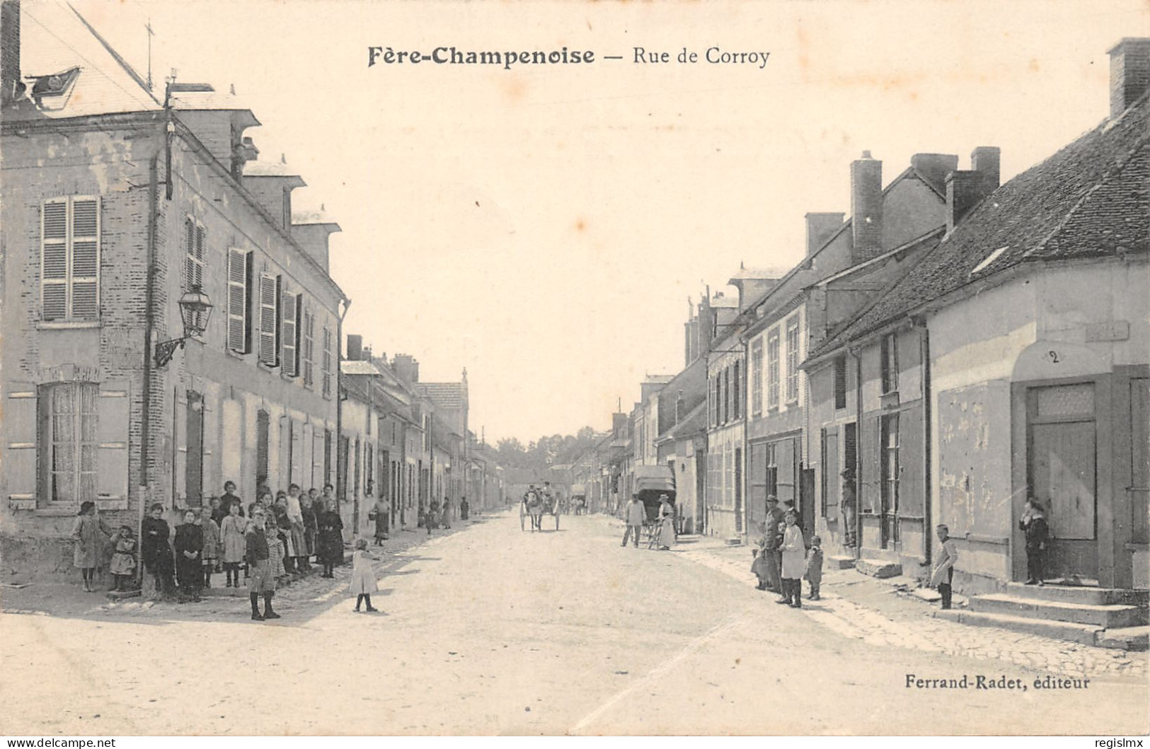 51-FERE CHAMPENOISE-RUE DE CORROY-N°2044-A/0157 - Fère-Champenoise