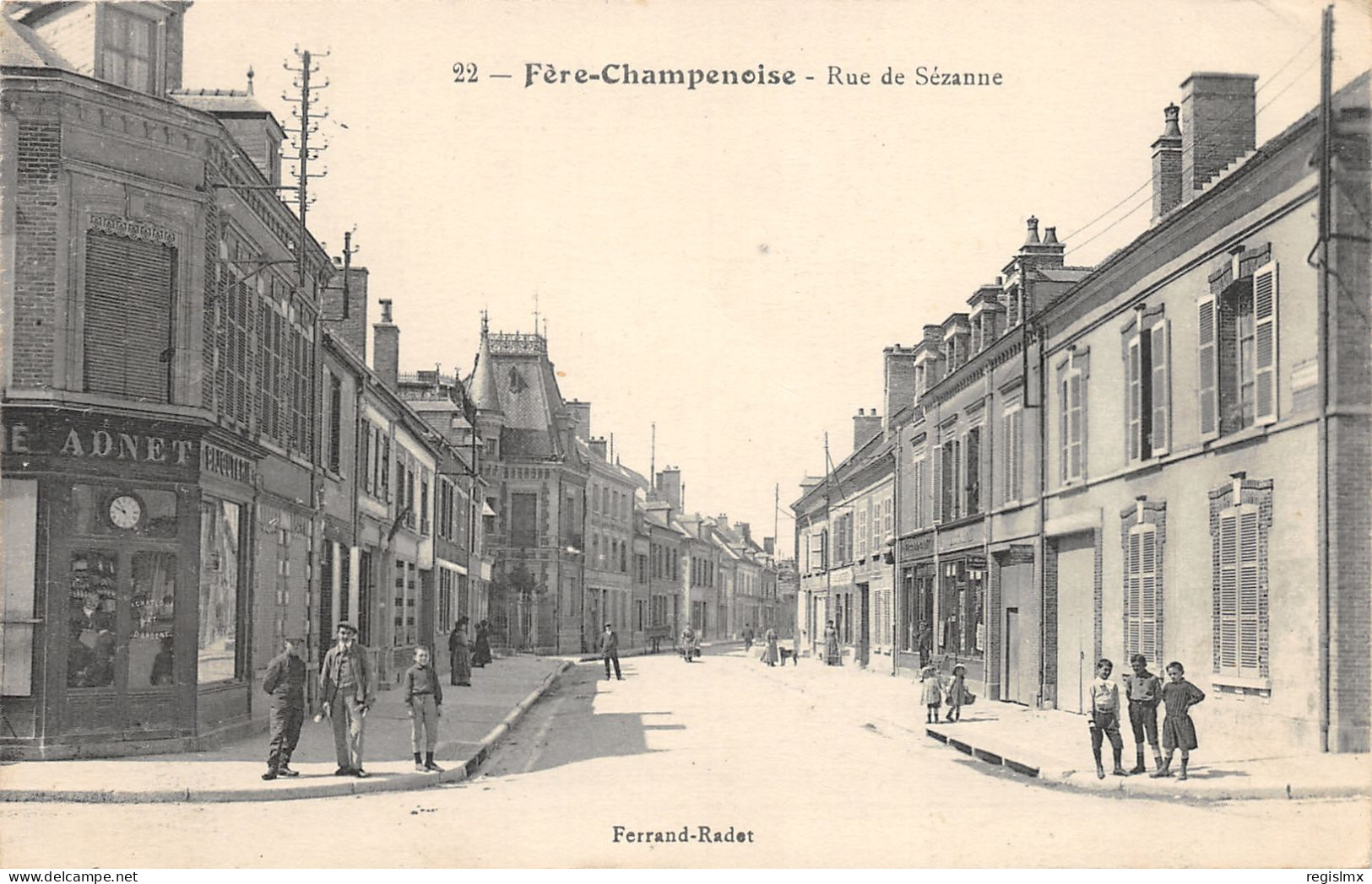 51-FERE CHAMPENOISE-RUE DE SEZANNE-N°2044-A/0135 - Fère-Champenoise