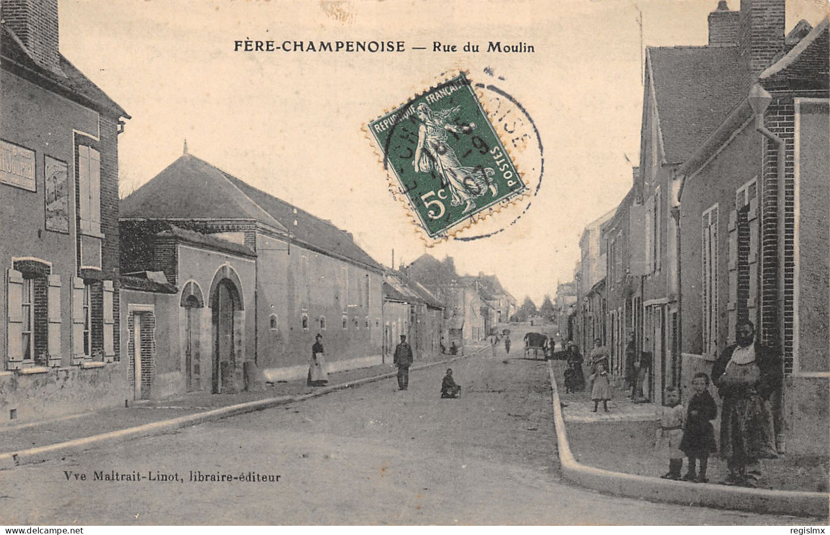 51-FERE CHAMPENOISE-RUE DU MOULIN-N°2044-A/0117 - Fère-Champenoise