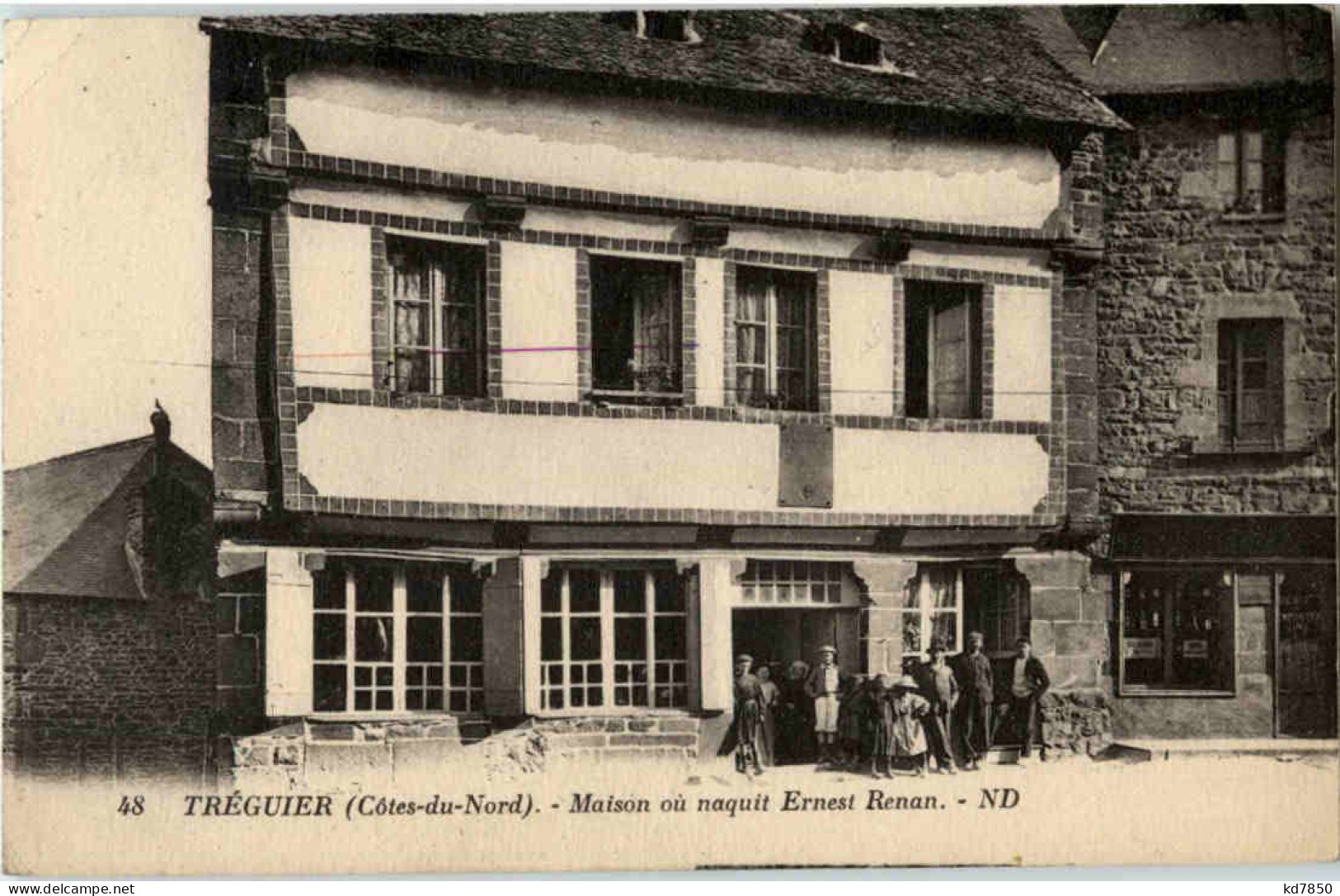 Treguier - Maison Ou Naquit Ernest Renan - Sonstige & Ohne Zuordnung