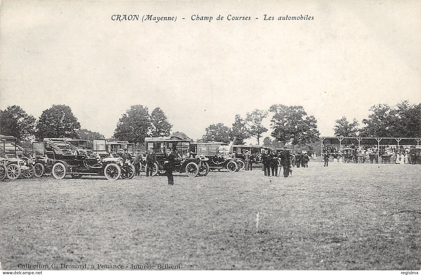 53-CRAON-CHAMP DE COURSES-LES AUTOMOBILES-N°2044-G/0009 - Craon