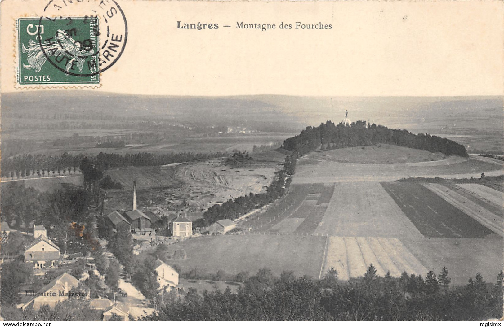 52-LANGRES-MONTAGNE DES FOURCHES-N°2044-F/0231 - Langres