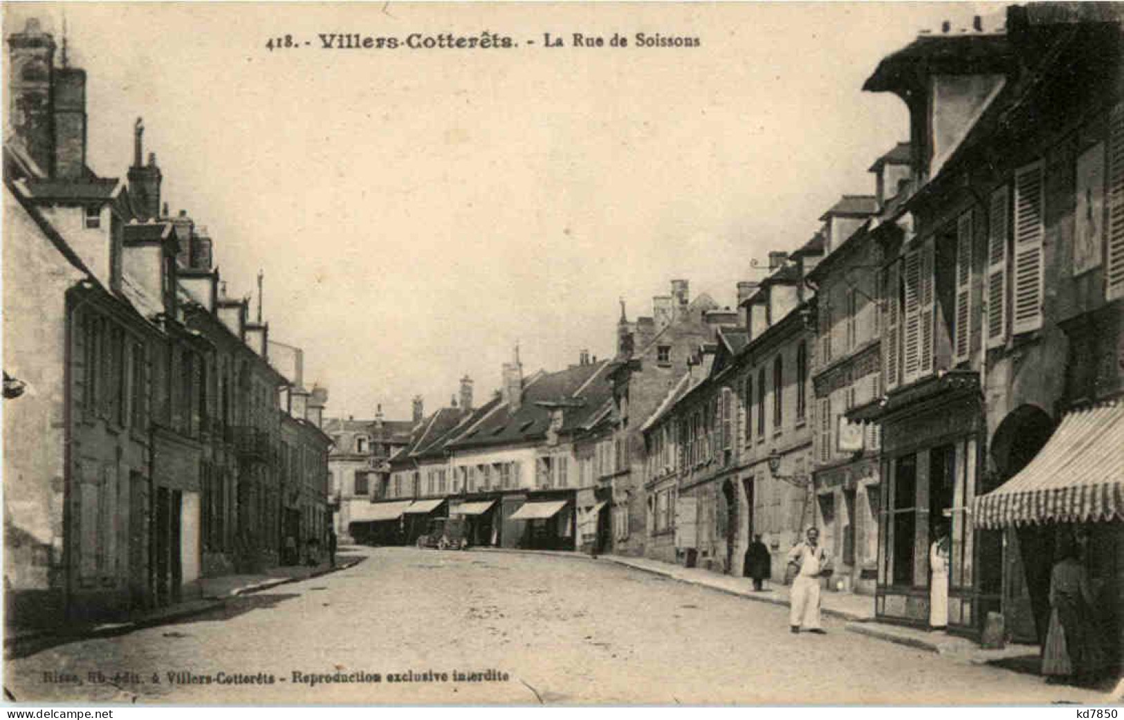 Villers Cotterets - La Rue De Soissons - Villers Cotterets