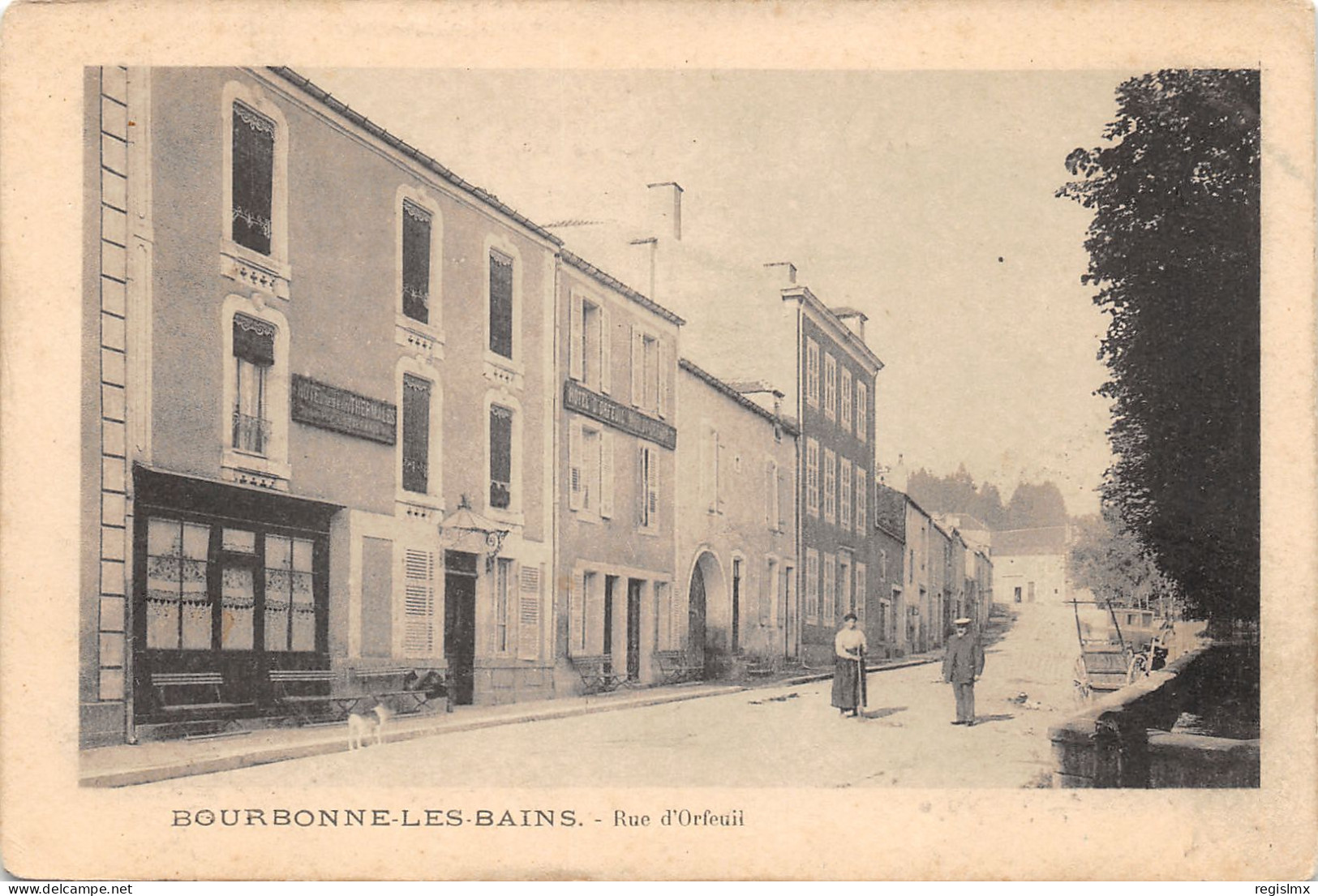 52-BOURBONNE LES BAINS-RUE D ORFEUIL-N°2044-F/0095 - Bourbonne Les Bains