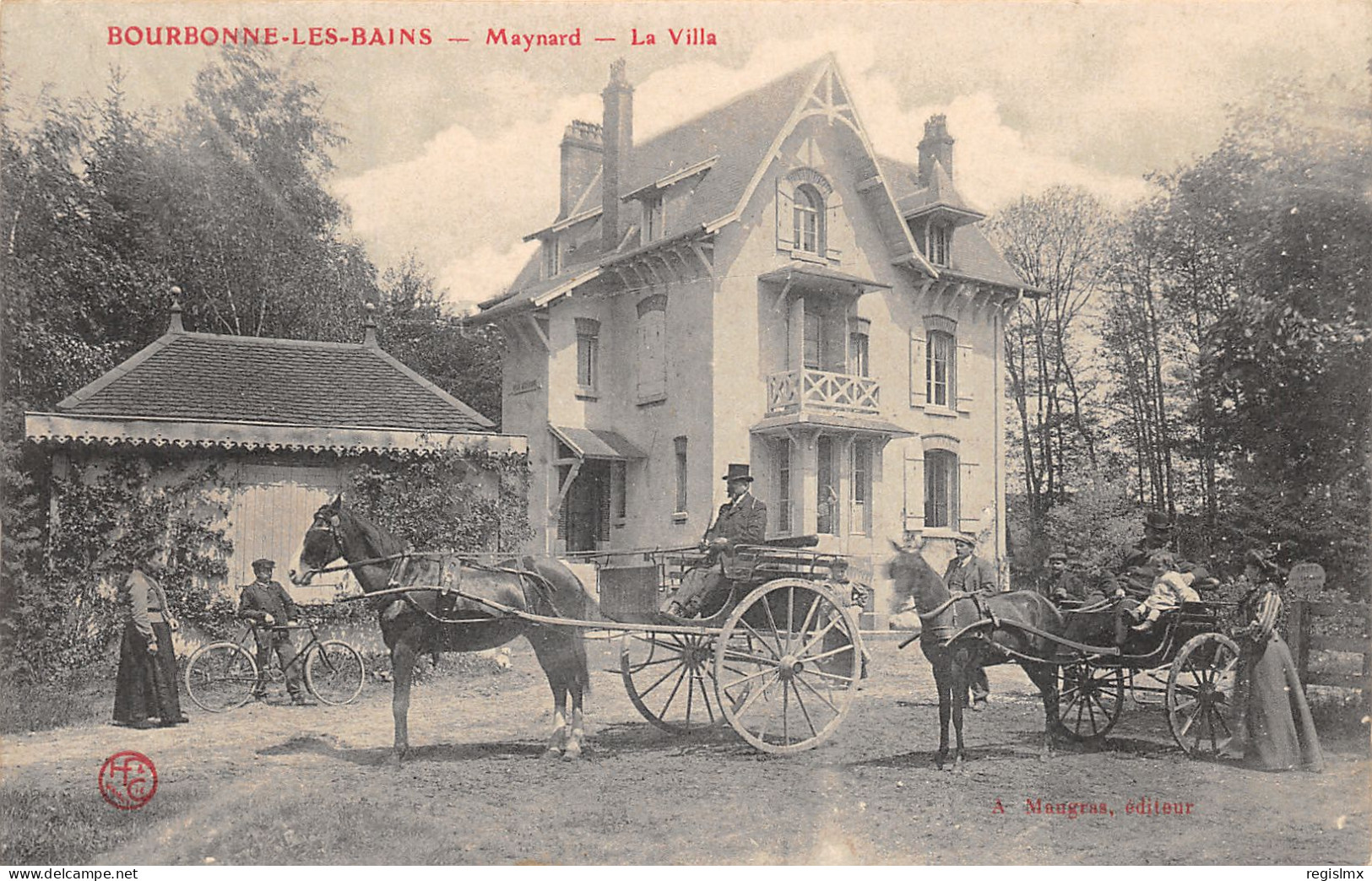 52-BOURBONNE LES BAINS-MAYNARD -LA VILLA-ATELLAGES-N°2044-F/0097 - Bourbonne Les Bains
