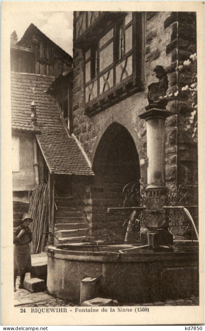 Riquewihr - Fontaine De La Sinne - Riquewihr