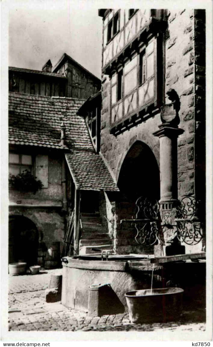 Riquewihr - Reichenweier - La Fontaine Et Le Dolder - Riquewihr