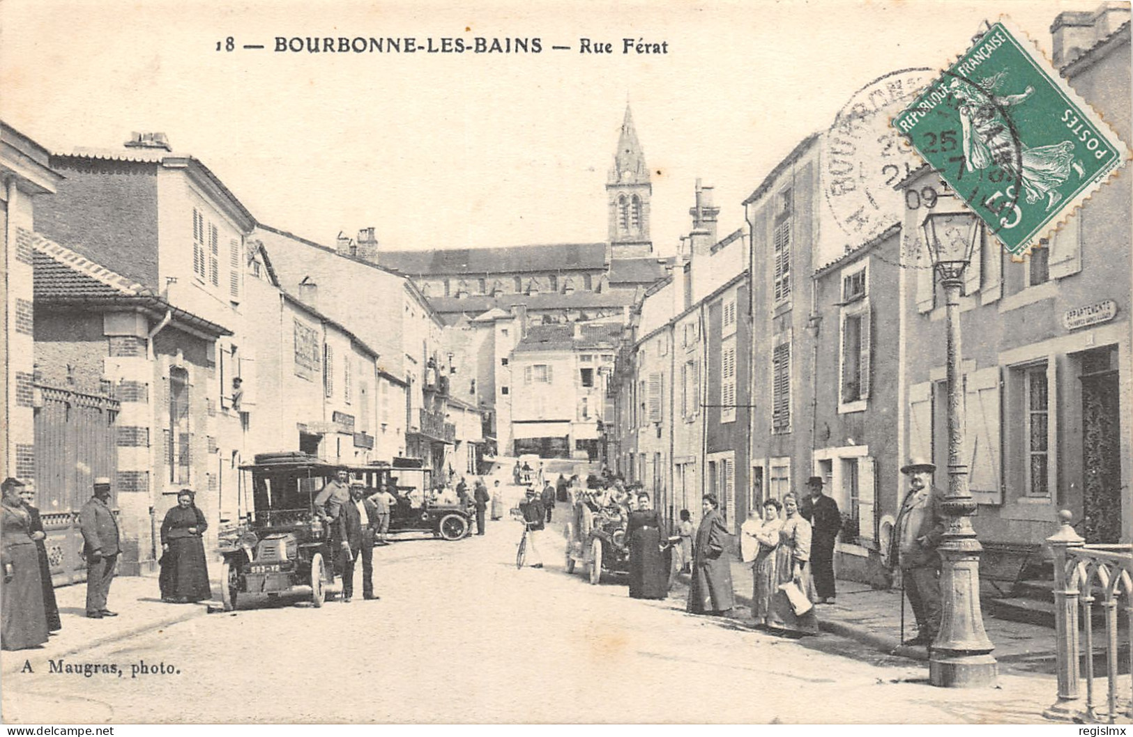 52-BOURBONNE LES BAINS-RUE FERAT-N°2044-F/0049 - Bourbonne Les Bains