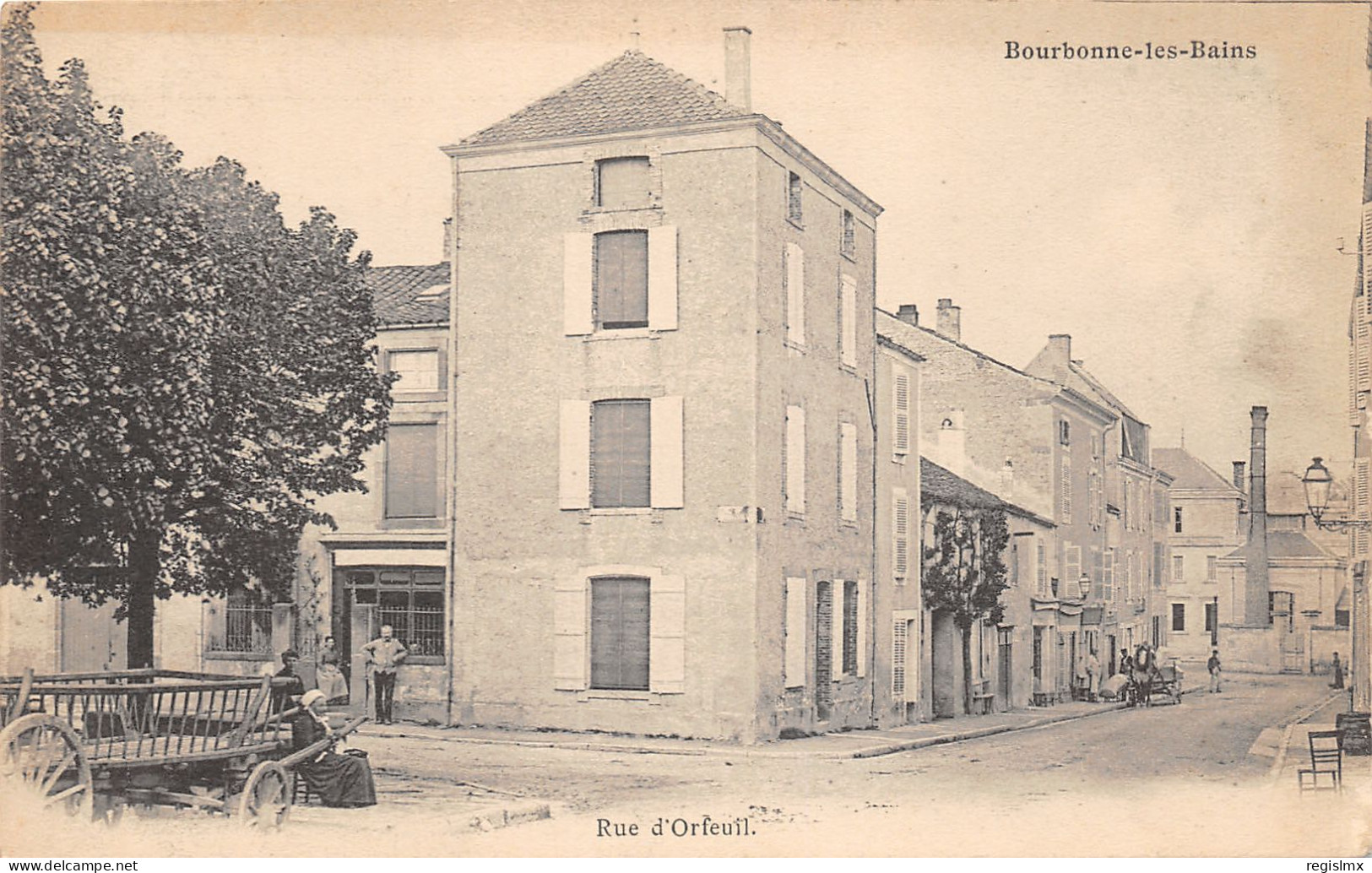 52-BOURBONNE LES BAINS-RUE D ORFEUIL-N°2044-F/0017 - Bourbonne Les Bains