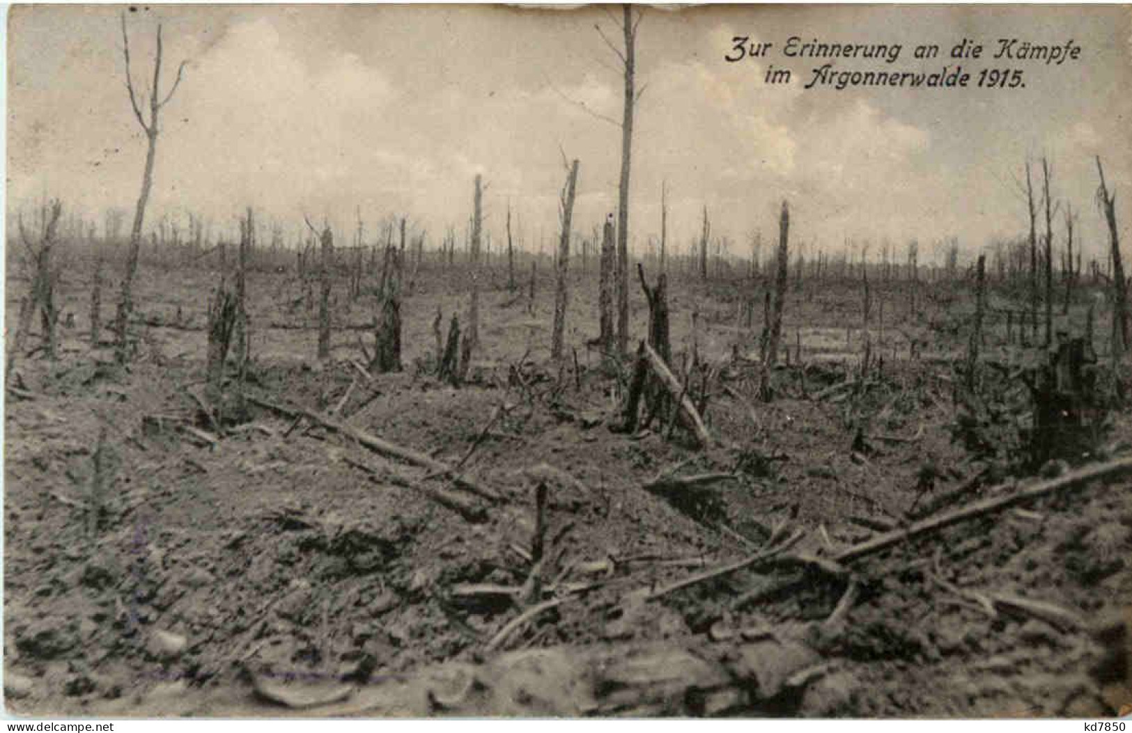 Kämpfe Im Argonnenwald - Guerre 1914-18