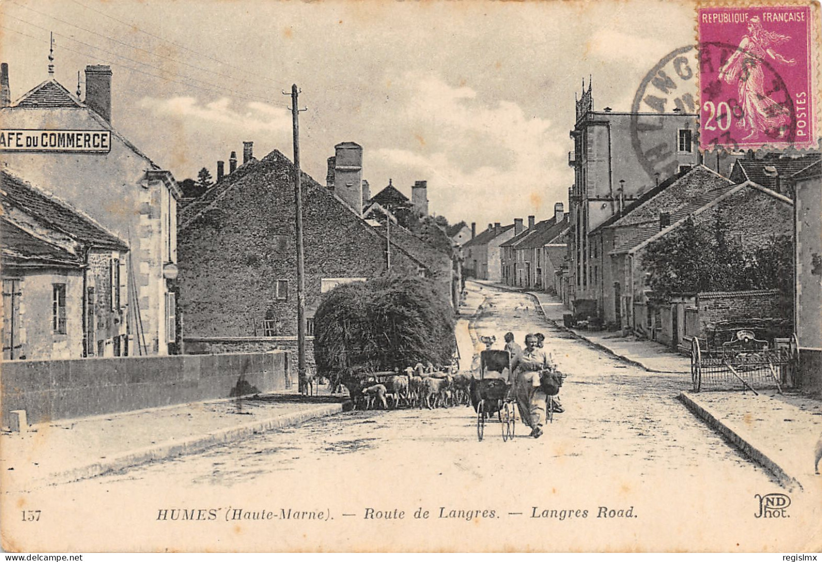 52-HUMES-ROUTE DE LANGRES-N°2044-E/0115 - Other & Unclassified