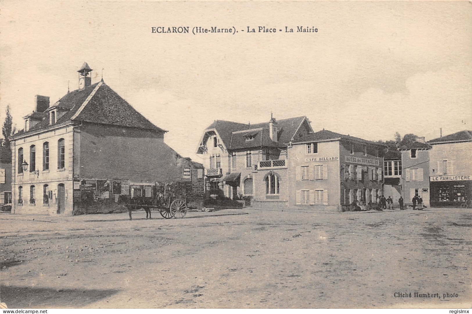 52-ECLARON-LA PLACE-LA MAIRIE-N°2044-E/0069 - Eclaron Braucourt Sainte Liviere
