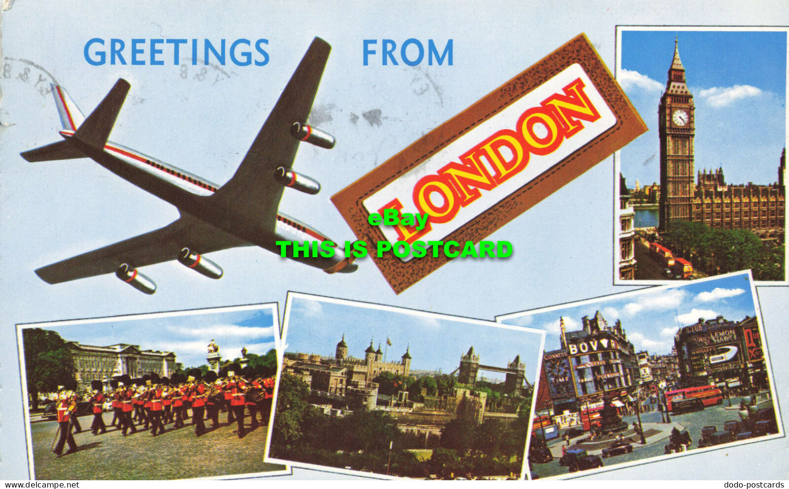 R574458 Greetings From London. Natural Colour Series. Photographic Greeting Card - Sonstige & Ohne Zuordnung