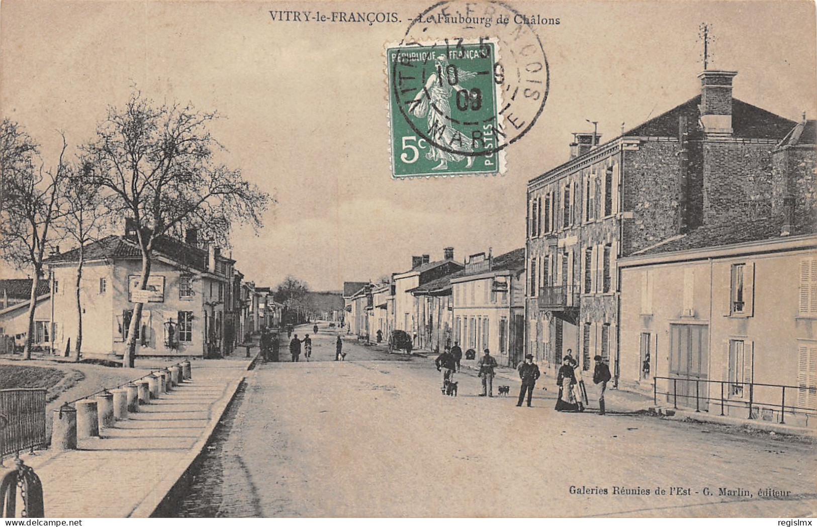 51-VITRY LE FRANCOIS-LE FAUBOURG DE CHALONS-N°2044-D/0049 - Vitry-le-François