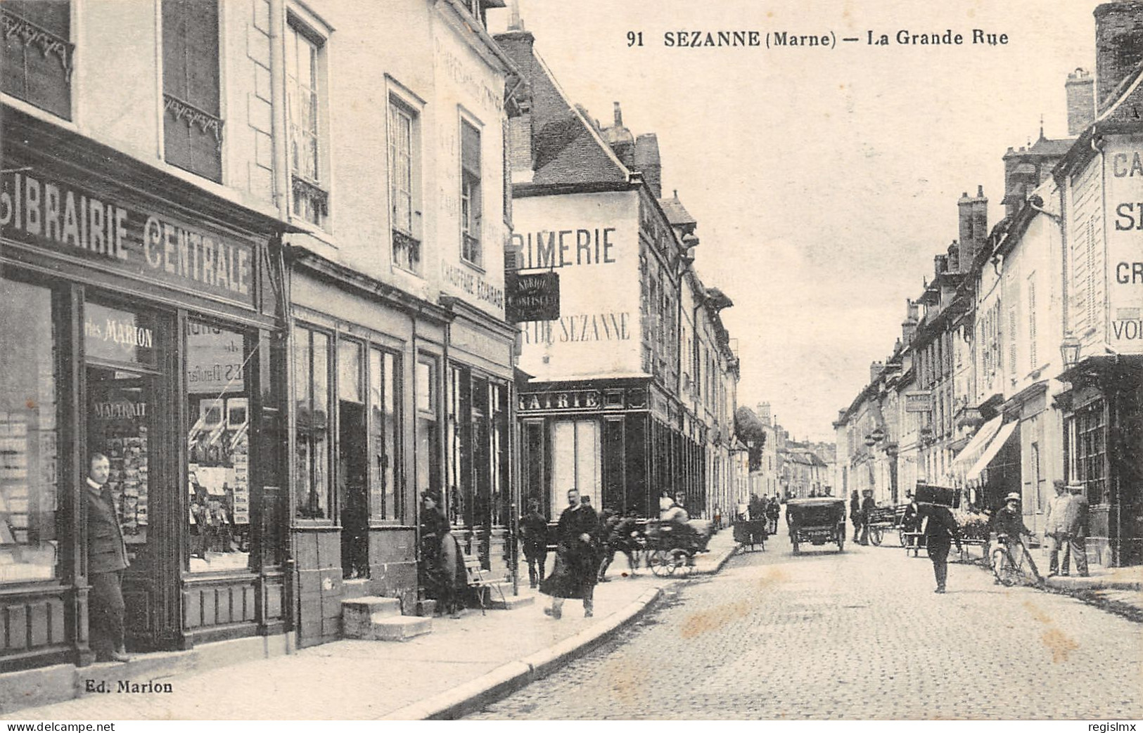 51-SEZANNE-LA GRANDE RUE-N°2044-C/0347 - Sezanne