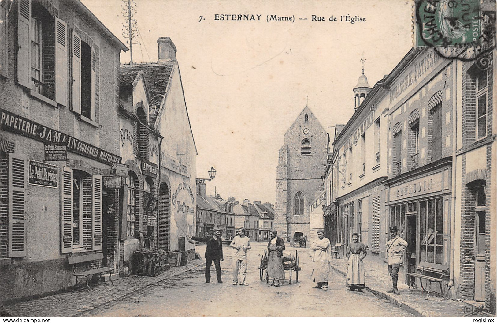 51-ESTERNAY-RUE DE L EGLISE-N°2044-C/0285 - Esternay