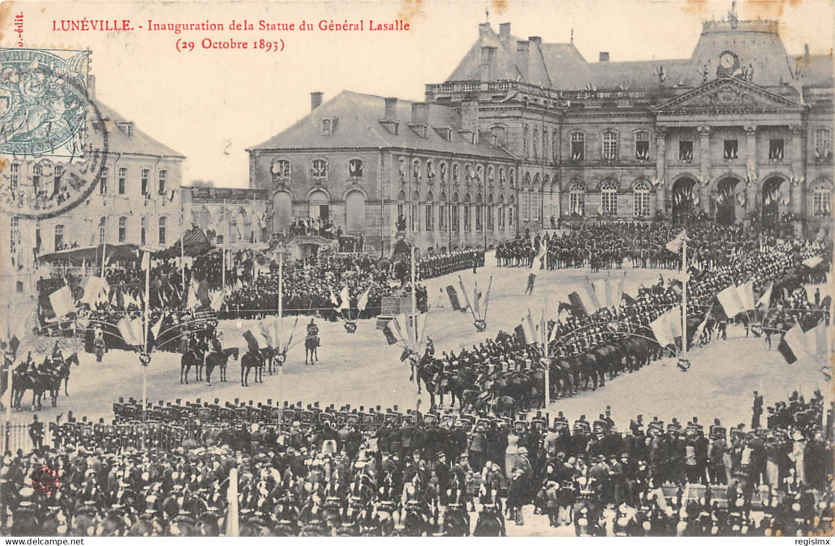 54-LUNEVILLE-INAUGURATION DE LA STATUE GENERAL LASALLE-N°2045-B/0037 - Luneville