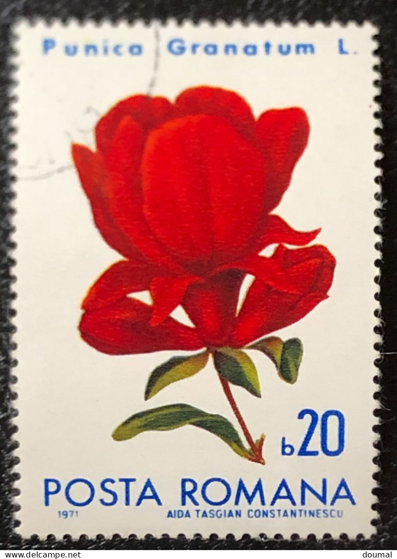 Romana Stamps Flowers 1971 - Gebraucht
