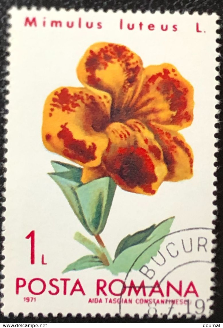 Romana Stamps Flowers 1971 - Oblitérés