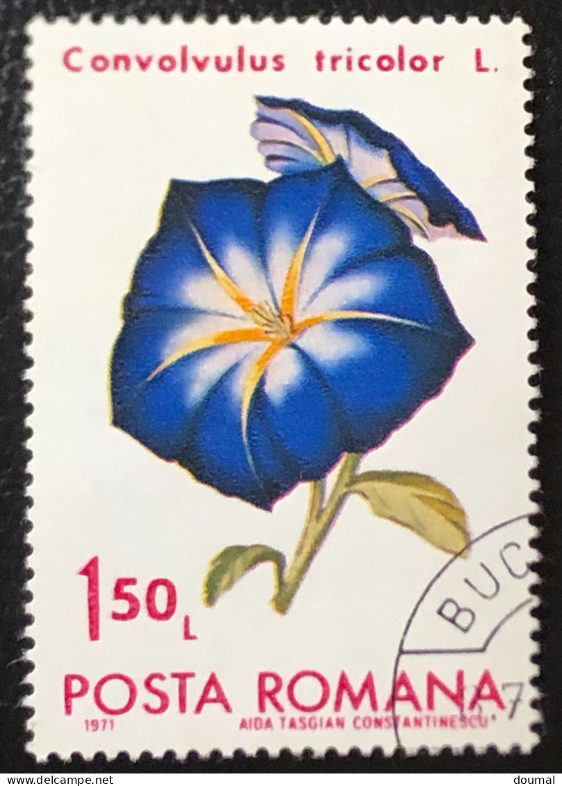 Romana stamps Flowers 1971