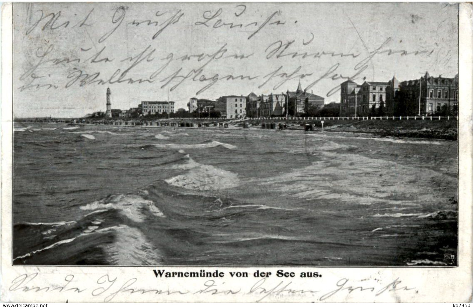 Warnemünde Von Der See Aus - Rostock
