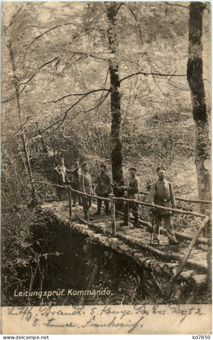 Leitungsprüf Kommando - Guerre 1914-18