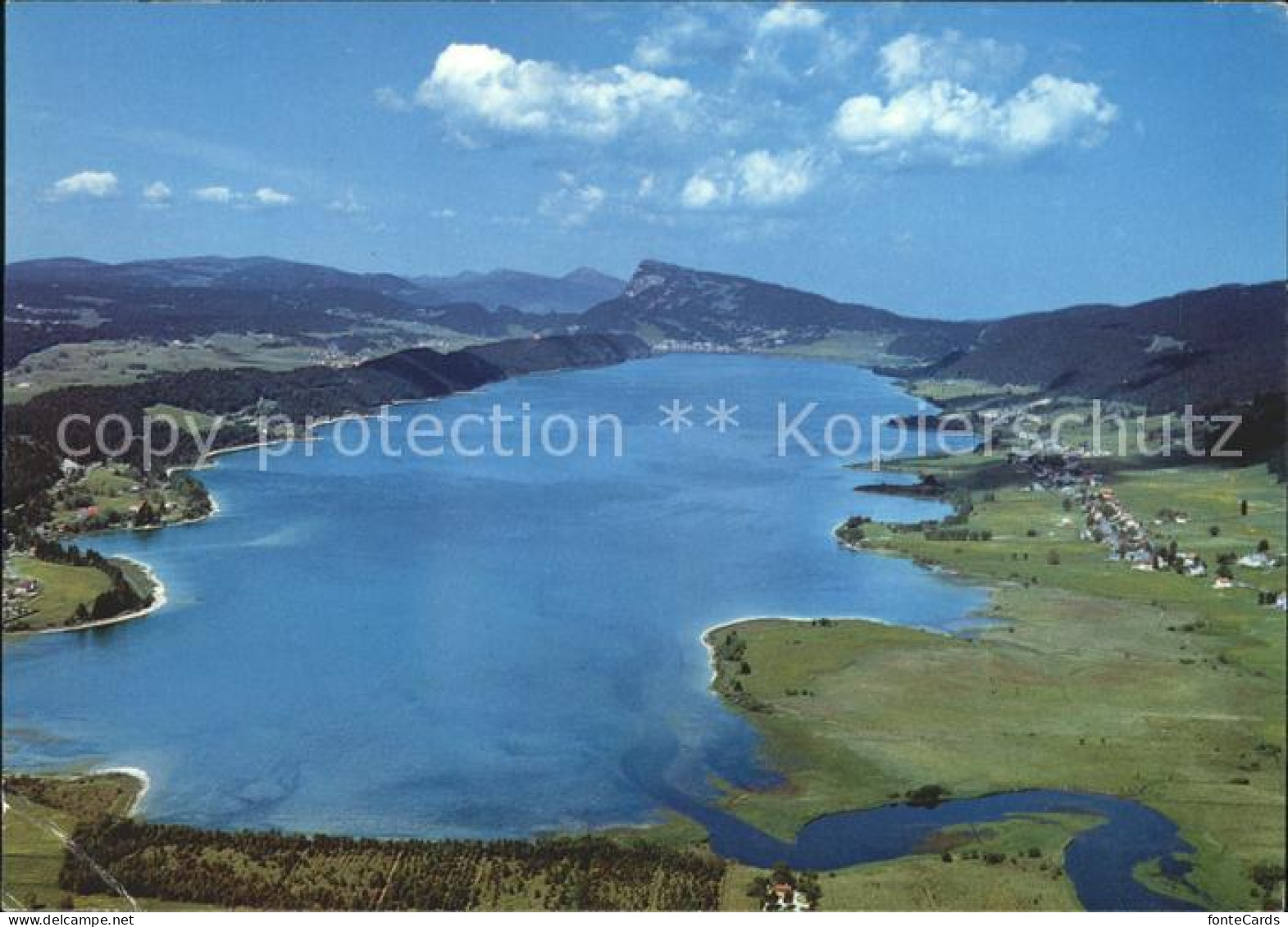 11877870 Le Pont VD Lac De Joux Et La Dent Des Vaulion Vue Aerienne Le Pont - Sonstige & Ohne Zuordnung