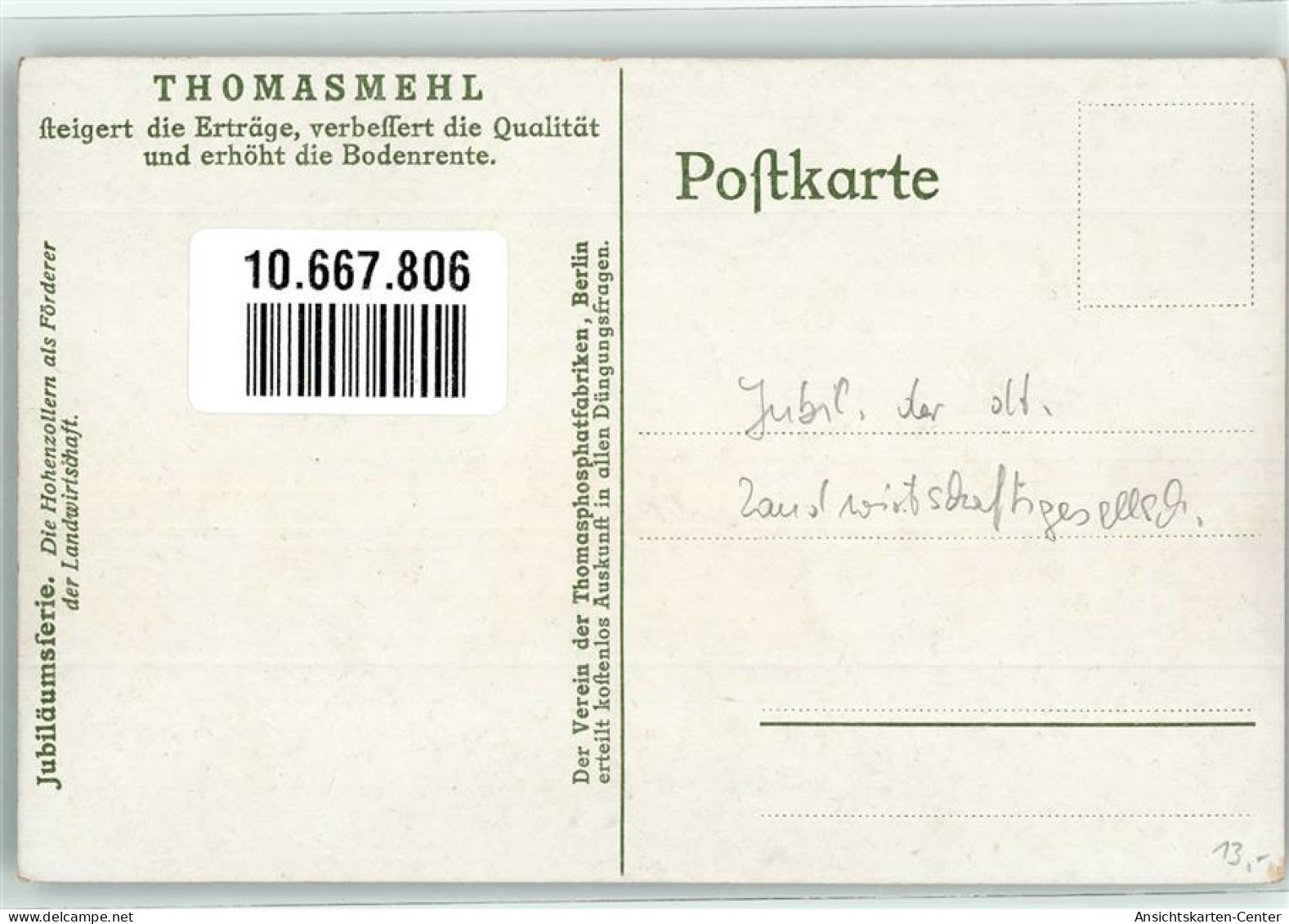 10667806 - Vor Der Deutschen Landwirtschafts-Gesellschaft Jubilaeumsserie Die Hohenzollern Als Foerderer Der Landwirtsc - Familles Royales