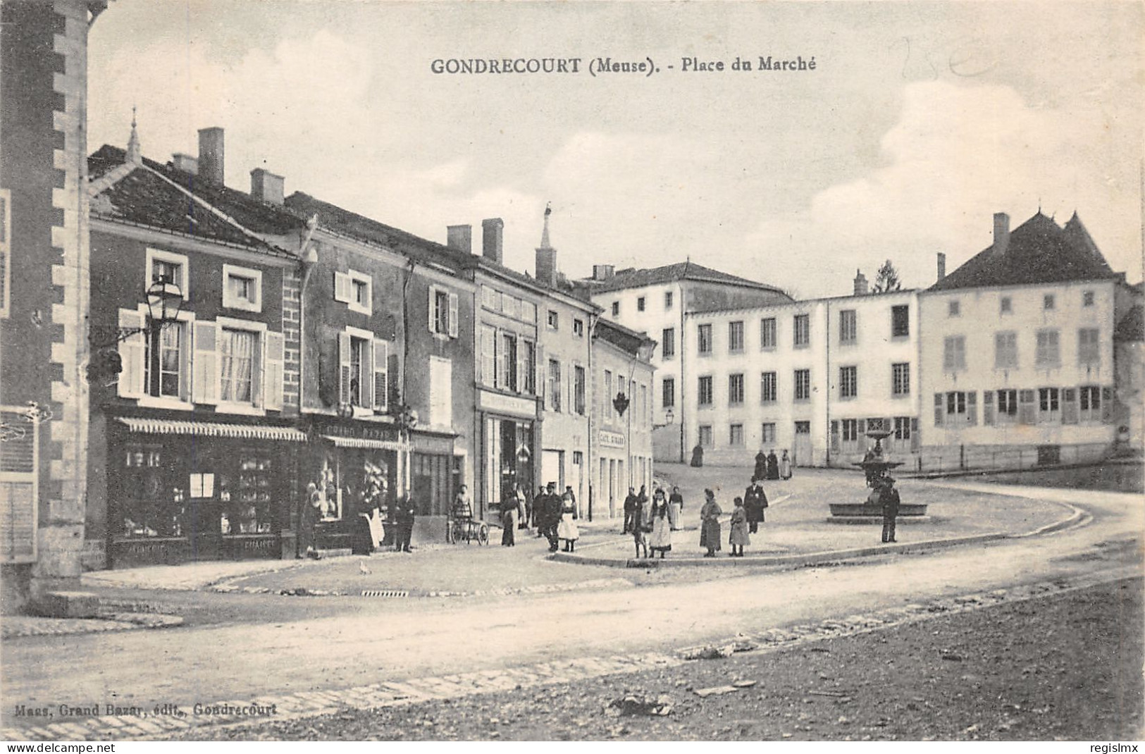 55-GONDRECOURT-PLACE DU MARCHE-N°2045-E/0157 - Gondrecourt Le Chateau