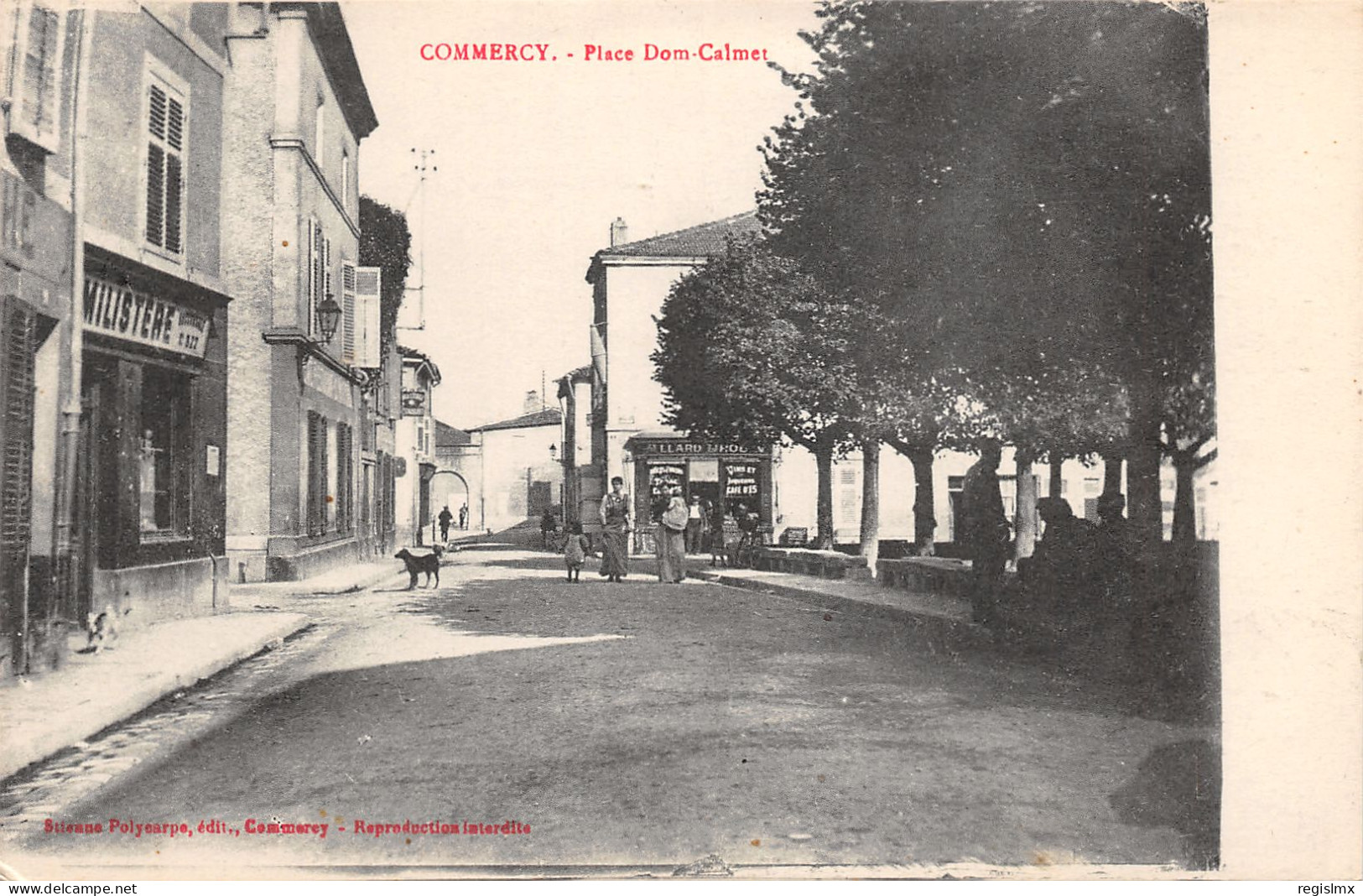 55-COMMERCY-PLACE DOM CALMET-N°2045-E/0151 - Commercy