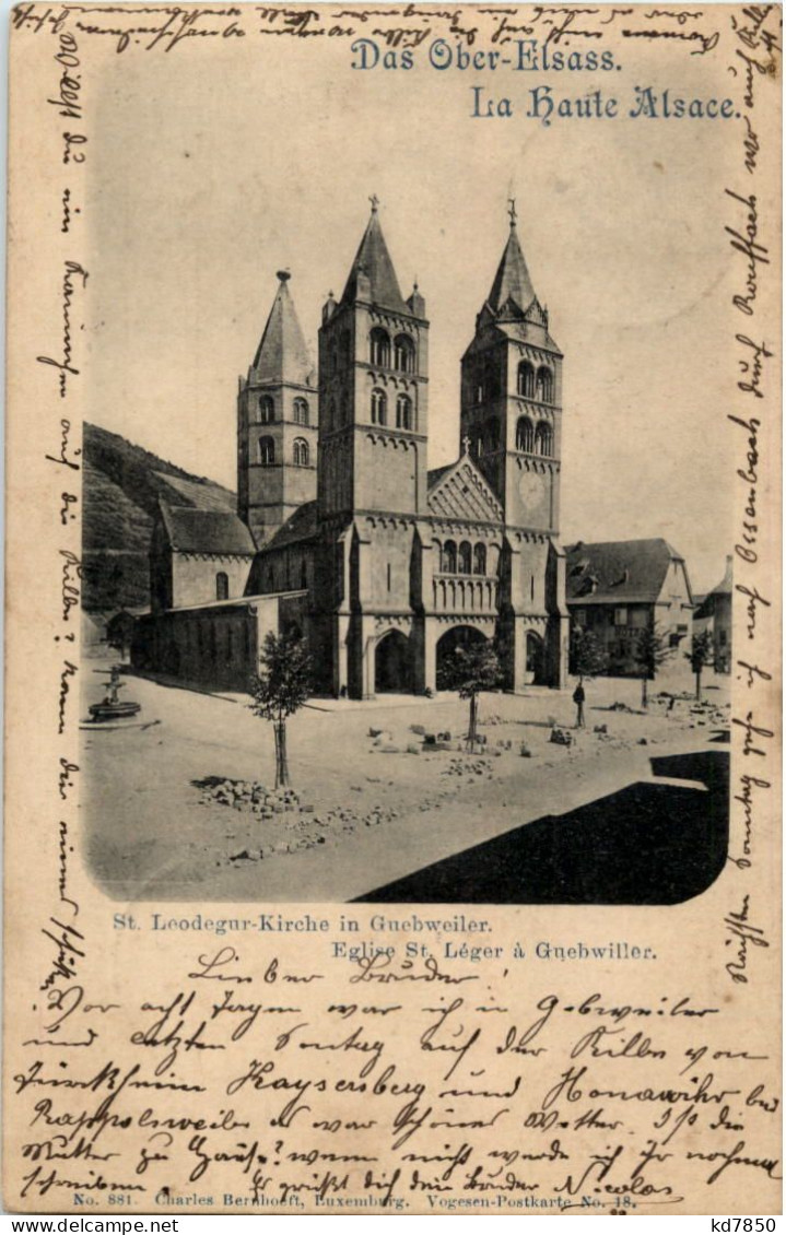 Guebwiller - Gebweiler - St. Leodegne Kirche - Guebwiller