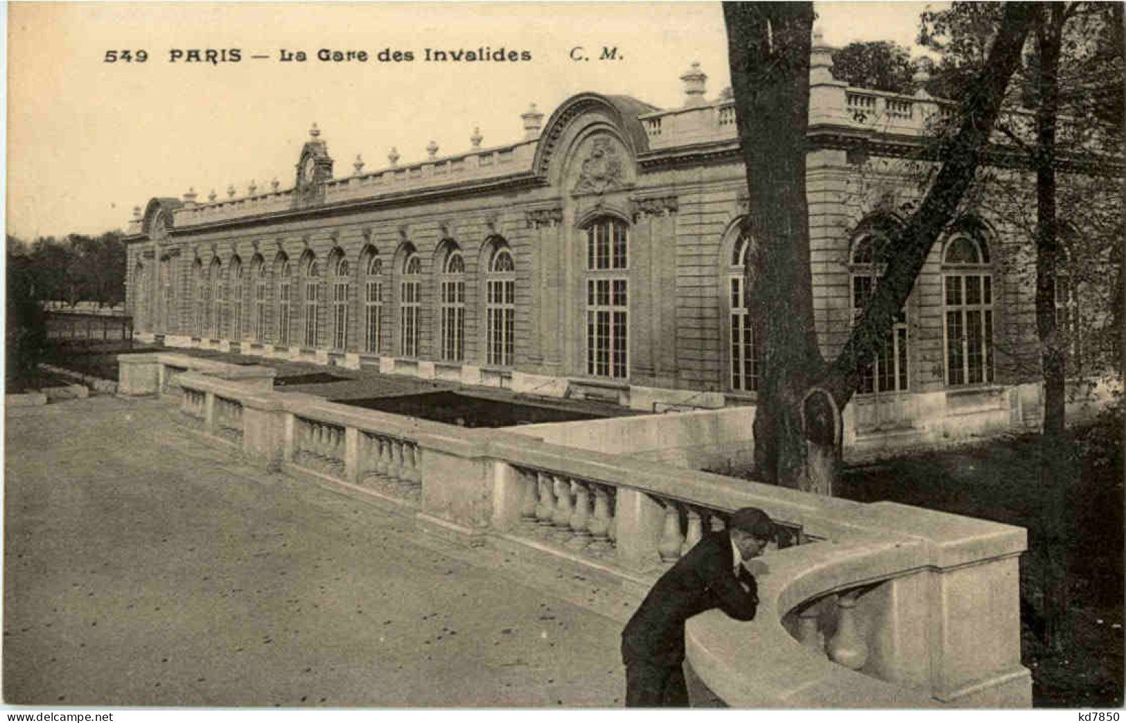 Paris -La Gare Des Invalides - Pariser Métro, Bahnhöfe