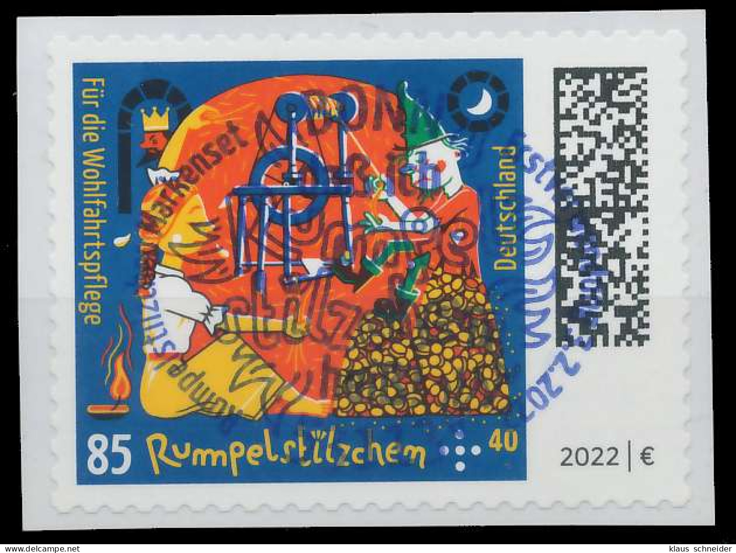 BRD BUND 2022 Nr 3669FBf ESST Zentrisch Gestempelt X5221B2 - Used Stamps