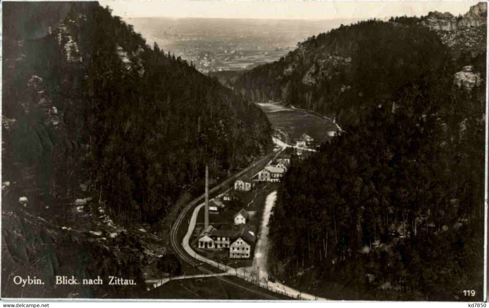 Oybin - Blick Nach Zittau - Oybin