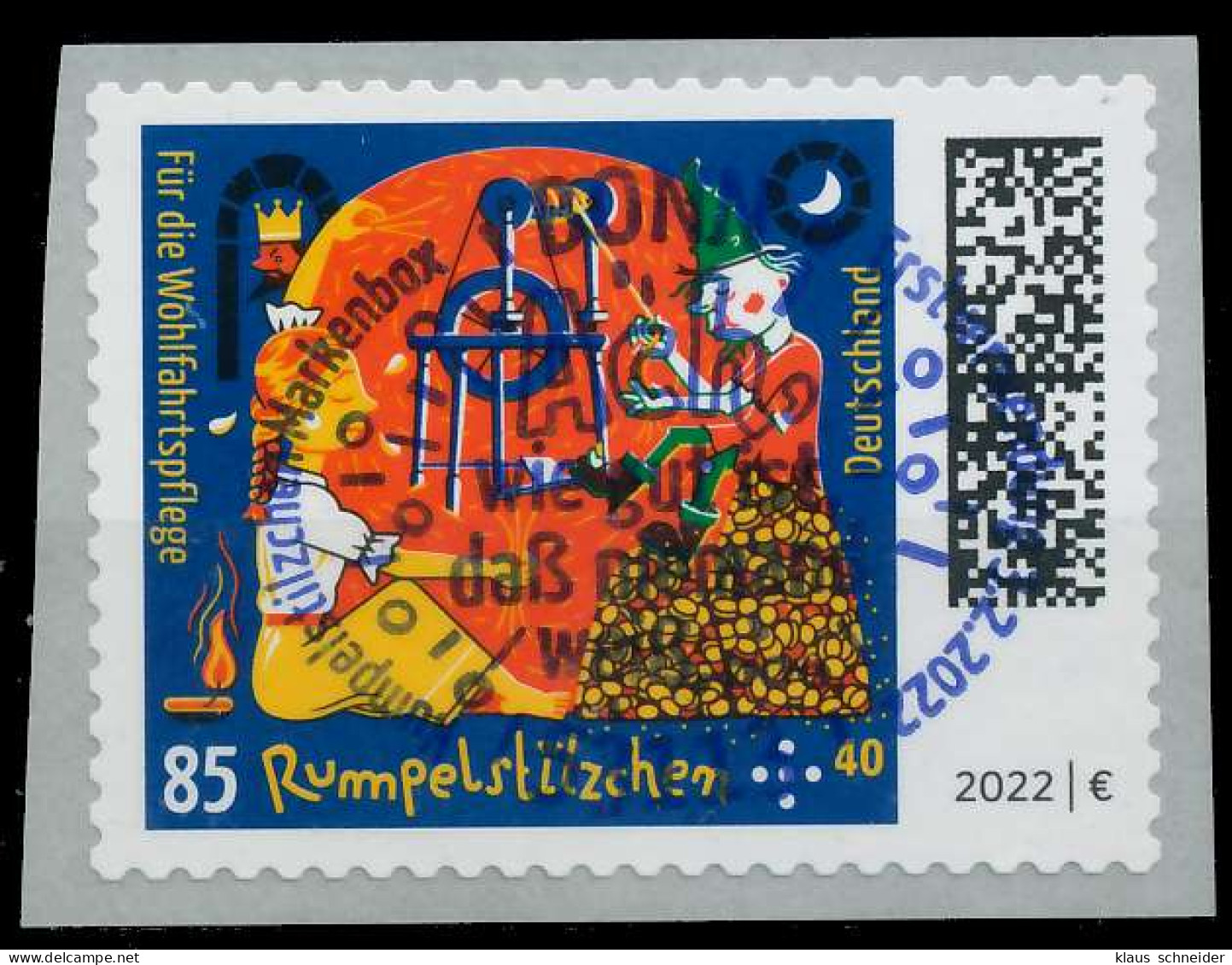 BRD BUND 2022 Nr 3669FS Zentrisch Gestempelt X52221E - Used Stamps
