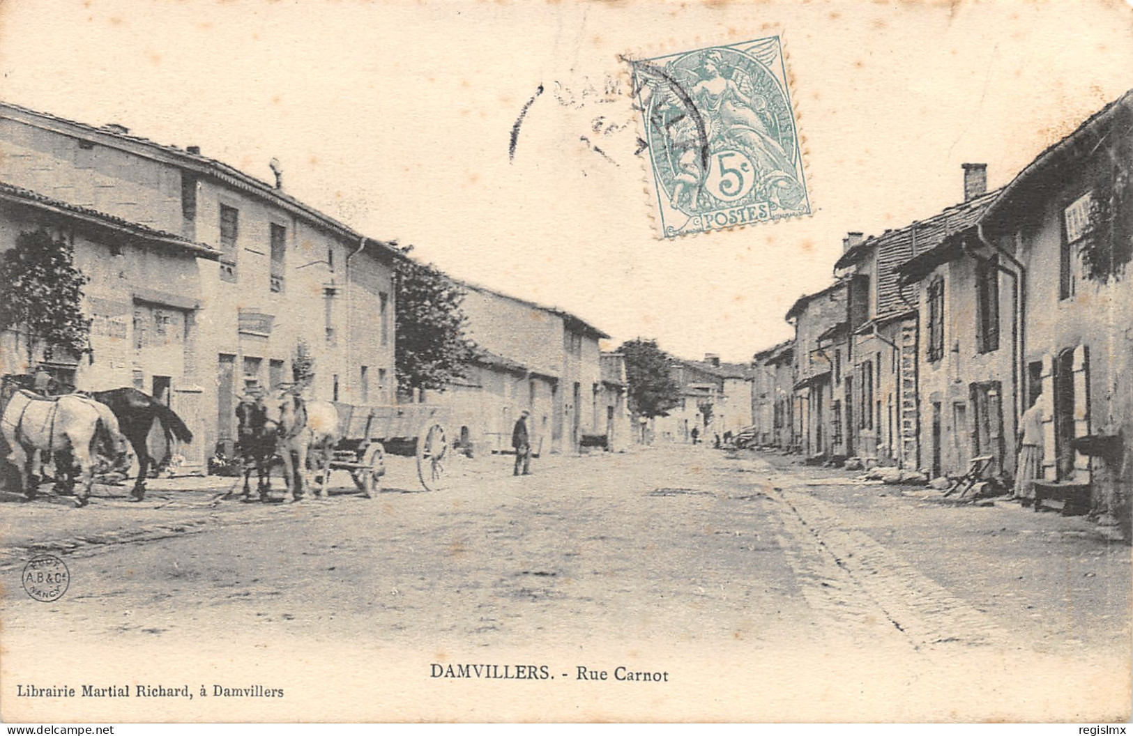 55-DAMVILLERS-RUE CARNOT-N°2045-C/0295 - Damvillers