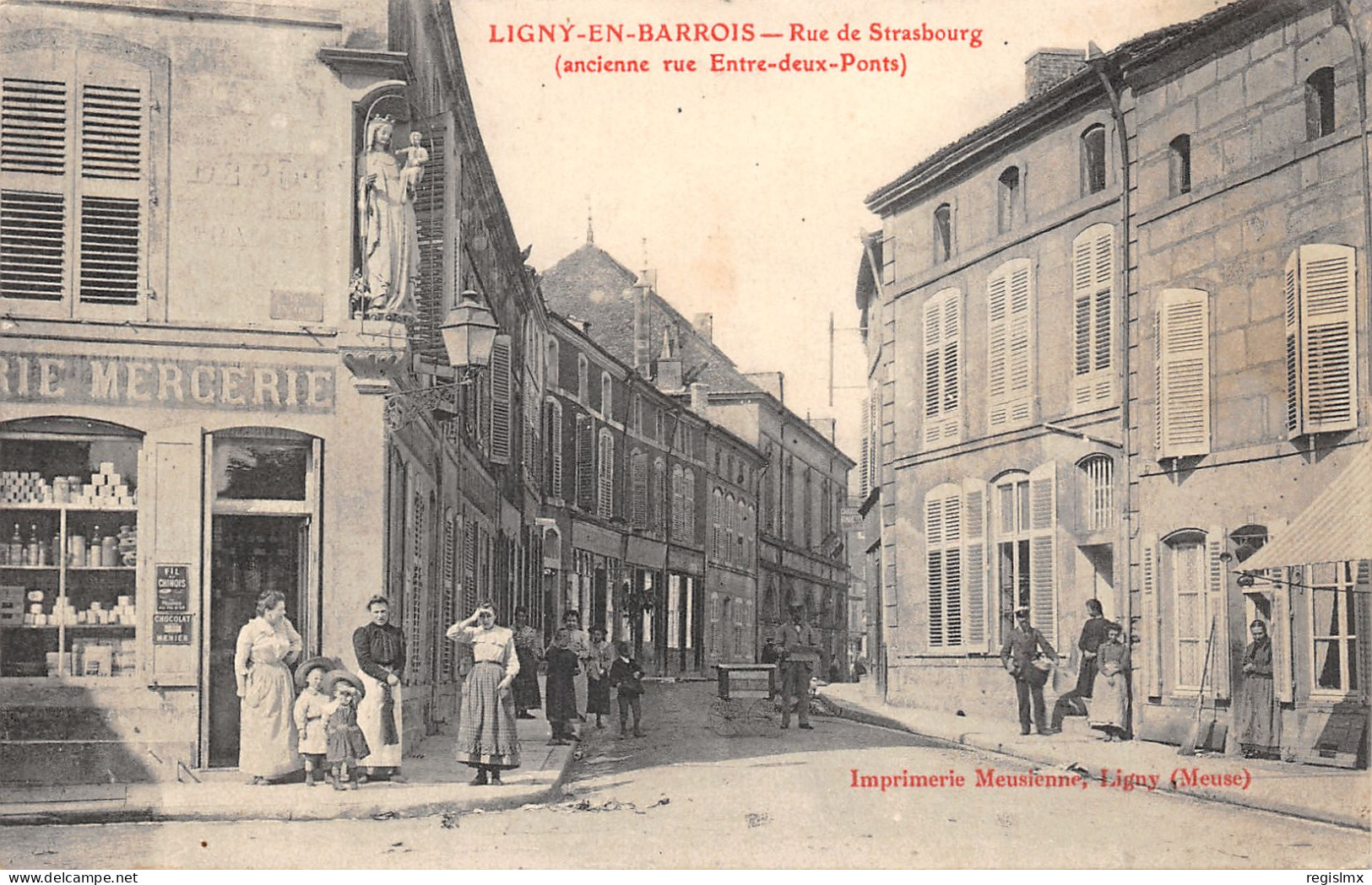 55-LIGNY EN BARROIS-RUE DE STRASBOURG-N°2045-C/0313 - Ligny En Barrois