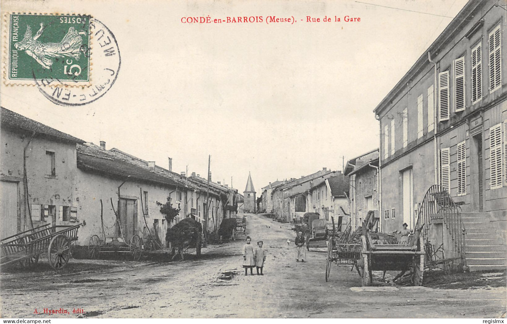 55-CONDE EN BARROIS-RUE DE LA GARE-N°2045-C/0275 - Autres & Non Classés