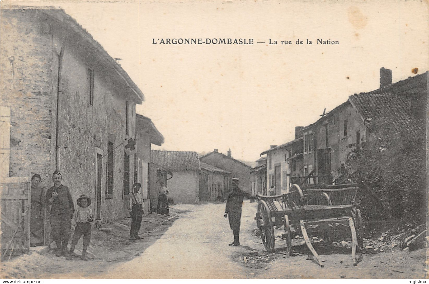 55-L ARGONNE DOMBASLE-RUE DE LA NATION-N°2045-C/0255 - Other & Unclassified