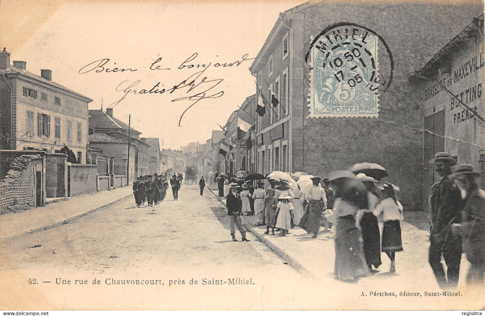 55-CHAUVONCOURT-DEFILE-N°2045-C/0217 - Other & Unclassified