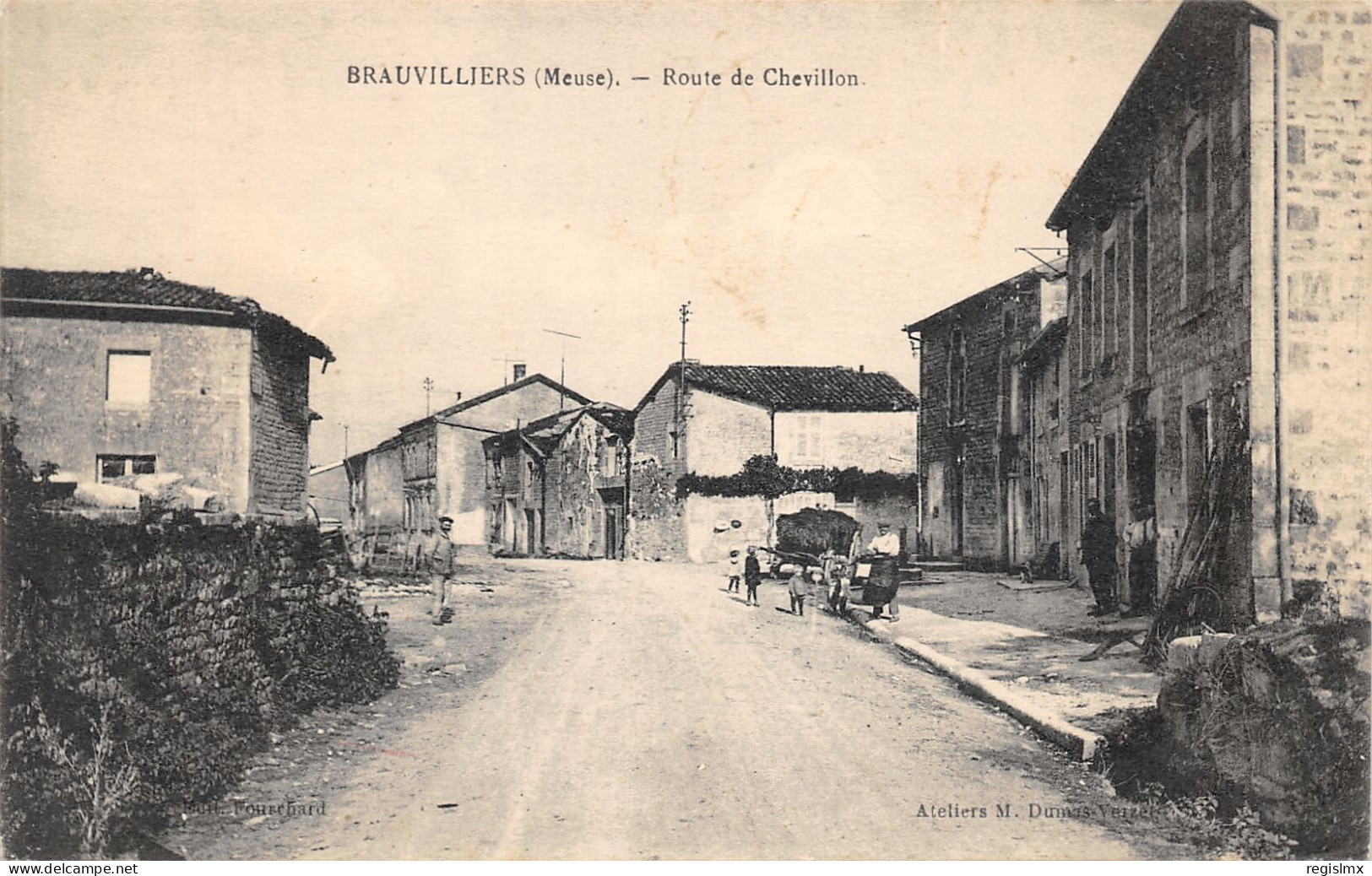 55-BRAUVILLIERS-ROUTE DE CHEVILLON-N°2045-C/0173 - Other & Unclassified