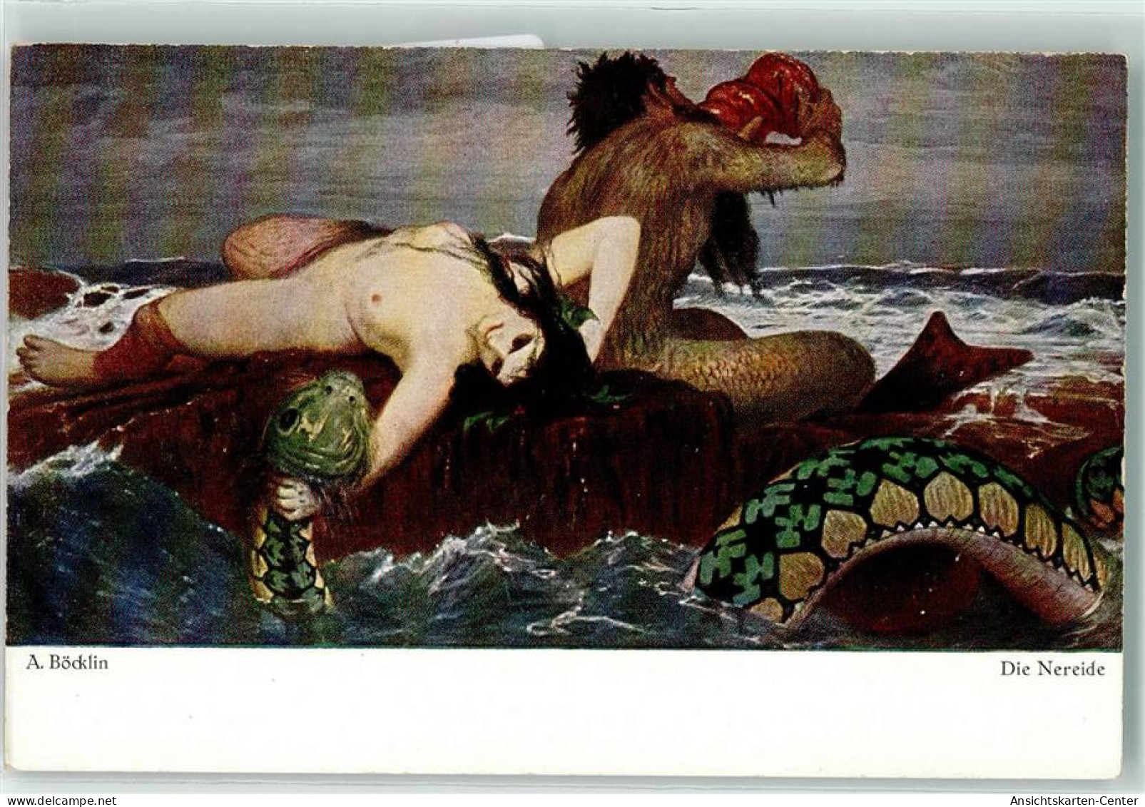 39175106 - Die Nereide  Mythologie Wassergott Schlange  Erotik - Other & Unclassified