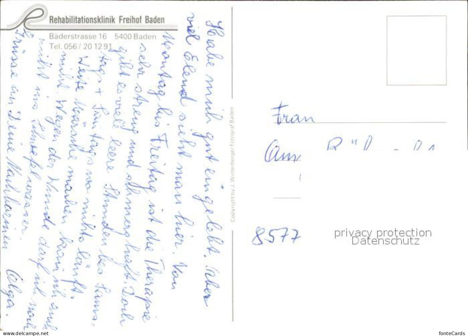 11877810 Baden AG Rehabilitationsklinik Freihof Baden Hallenbad Baden - Sonstige & Ohne Zuordnung