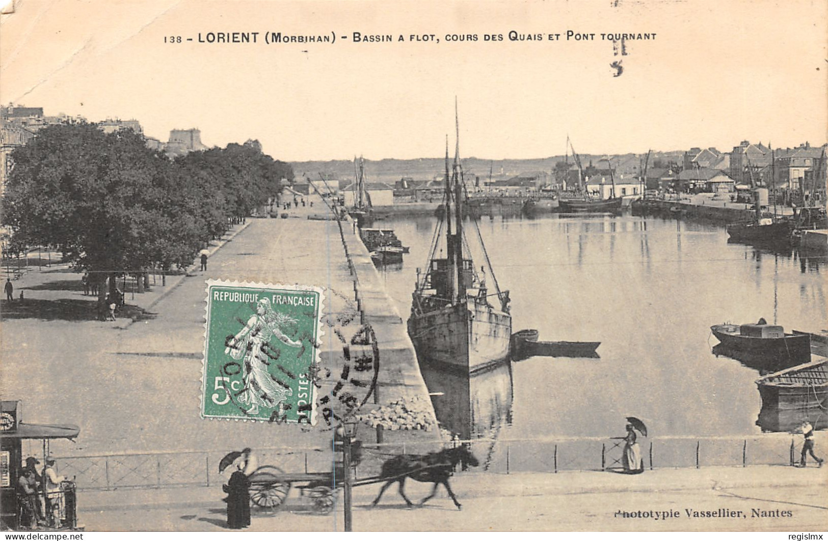 56-LORIENT-BASSIN A FLOT-N°2045-G/0085 - Lorient
